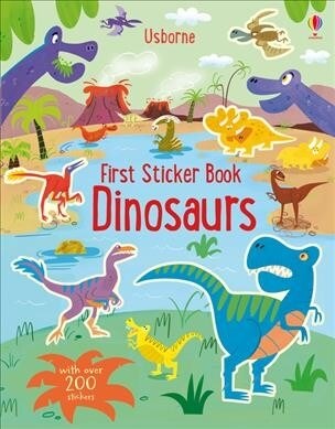 First Sticker Book Dinosaurs (Paperback)