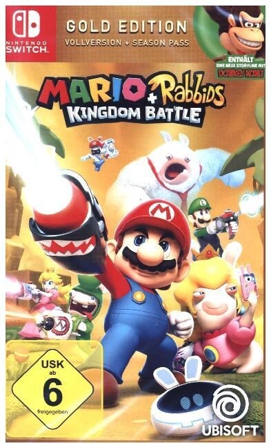 Mario & Rabbids Kingdom Battle, 1 Nintendo Switch-Spiel (Gold Edition) (00)