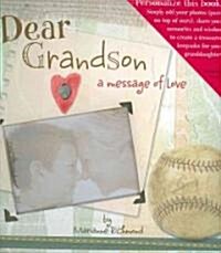 Dear Grandson: A Message of Love [With Frame] (Hardcover)