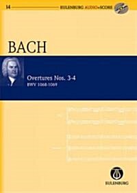 Overtures Nos. 3-4 Bwv 1068-1069: Eulenburg Audio+score Series (Hardcover)