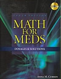 Math for Meds (Paperback, CD-ROM, 10th)