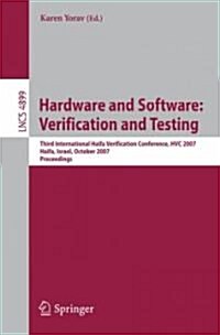 Hardware and Software: Verification and Testing (Paperback)