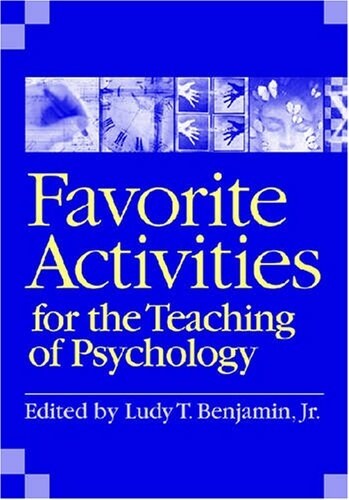 Favorite Activities for the Teaching of Psychology (Paperback)