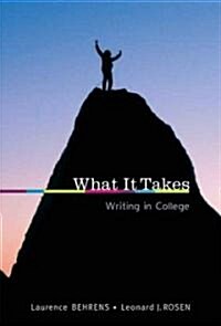 What it Takes (Paperback, 1st)