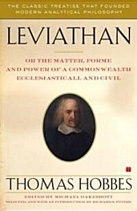 Leviathan: Or the Matter, Forme, and Power of a Commonwealth Ecclesiasticall and Civil (Paperback)