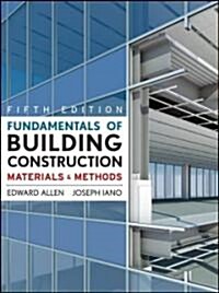 [중고] Fundamentals of Building Construction: Materials and Methods (Hardcover, 5th)