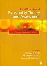 The Sage Handbook of Personality Theory and Assessment, Volume 2: Personality Measurement and Testing (Hardcover)