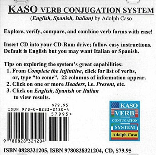 Kaso Verb Conjugation System (CD-ROM, Multilingual)