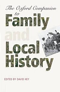 Oxford Companion to Family and Local History (Hardcover)