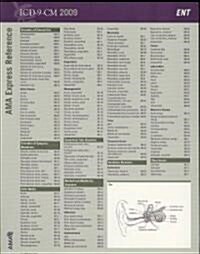 ICD-9-CM 2009 Express Reference Coding Card Ear/ Nose/ Throat (Cards, LAM)