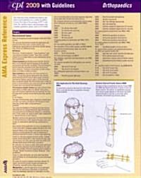 CPT 2009 Express Reference Coding Card Orthopaedics (Cards, 1st, LAM)