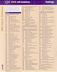 CPT 2009 Express Reference Coding Card Radiology (Cards, 1st, LAM)