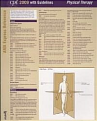 CPT 2009 AMA Express Reference Coding Card with Guidelines Physical Therapy (Cards, LAM)