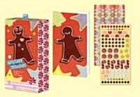 Holiday Trimmings: Gingerbread Sticker Note Cards [With 4 Sticker SheetsWith 12 CardsWith 13 Envelopes] (Novelty)
