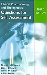 Clinical Pharmacology and Therapeutics: Questions for Self Assessment, Third edition (Paperback, 3 ed)
