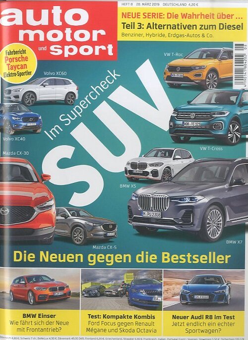 Auto Motor + Sport (격주간 독일판): 2019년 03월 28일