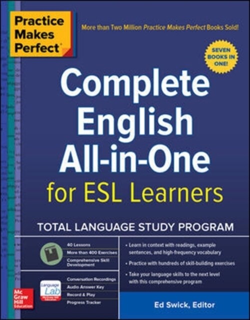 Practice Makes Perfect: Complete English All-In-One for ESL Learners (Paperback)