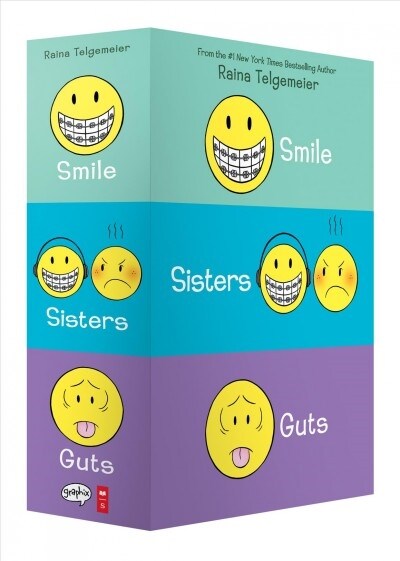 [중고] Smile, Sisters, and Guts: The Box Set (Paperback 3권, Full Color)