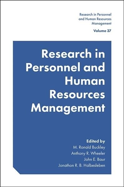 Research in Personnel and Human Resources Management (Hardcover)