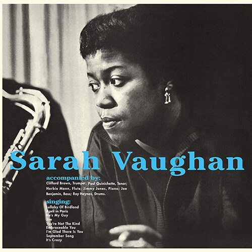 [수입] Sarah Vaughan - With Clifford Brown (+ 1 Bonus Track) [180g 블루 LP]