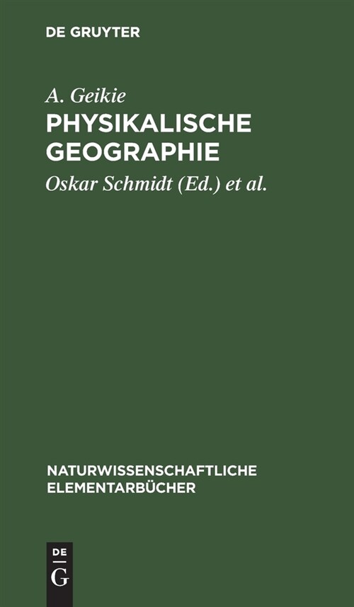 Physikalische Geographie (Hardcover, 5, 5. Aufl.)