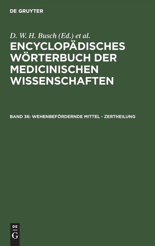 Wehenbef?dernde Mittel - Zertheilung (Hardcover, Reprint 2020)