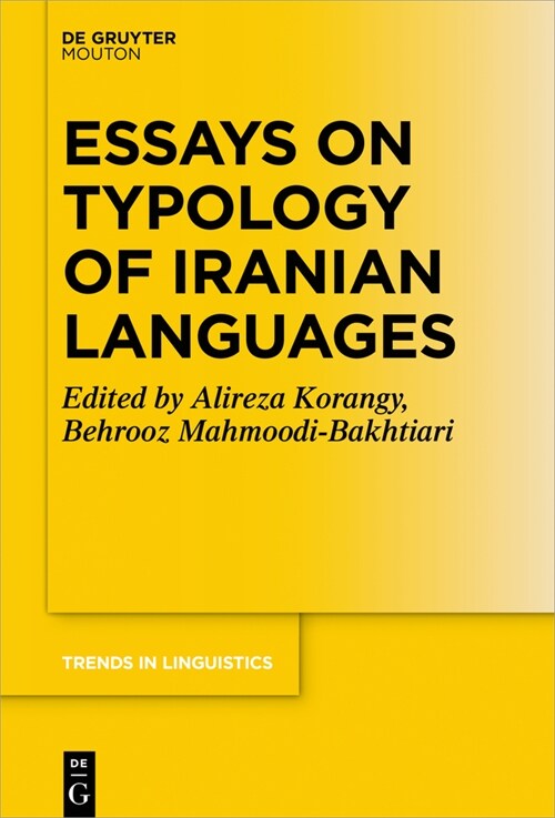 Essays on Typology of Iranian Languages (Hardcover)