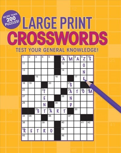 Large Print Crosswords (Paperback)