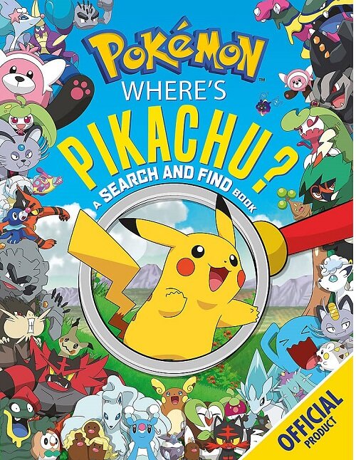 Wheres Pikachu? A Search and Find Book : Official Pokemon (Paperback)