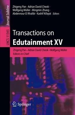 Transactions on Edutainment XV (Paperback, 2019)