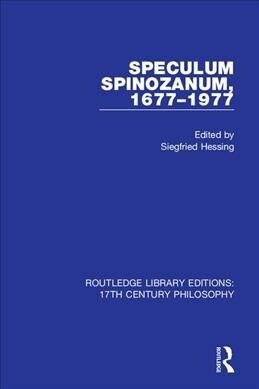 Speculum Spinozanum, 1677-1977 (Hardcover)