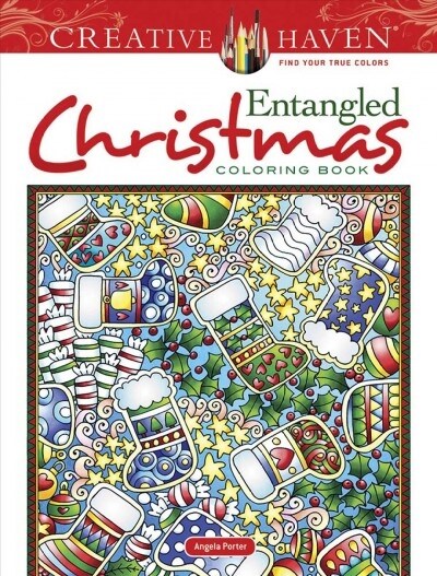 Creative Haven Entangled Christmas Coloring Book (Paperback)