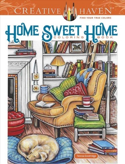 Creative Haven Home Sweet Home Coloring Book (Paperback)