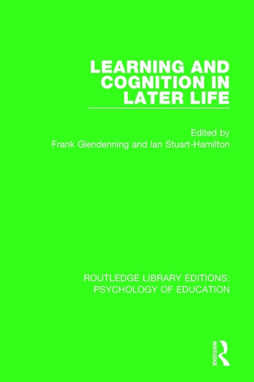 Learning and Cognition in Later Life (Paperback)