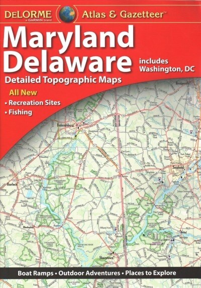 Delorme Maryland/Delaware Atlas & Gazetteer (Paperback, 5)