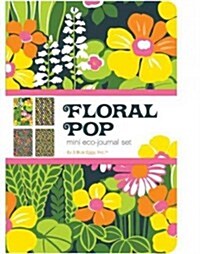 Floral Pop: Mini Eco-Journal Set (Paperback)