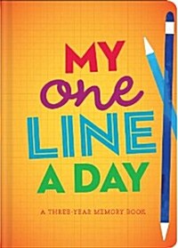 My One Line a Day: A Three-Year Memory Book (Other)