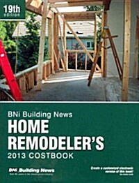 Bni Home Remodelers Costbook 2013 (Paperback)