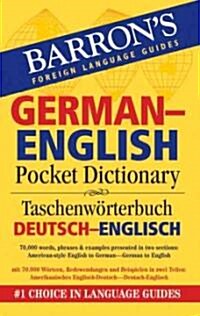 Barrons German-English Pocket Dictionary (Paperback)