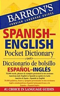 Barrons Spanish-English Pocket Dictionary/Diccionario de Bolsillo Espanol-Ingles (Paperback)