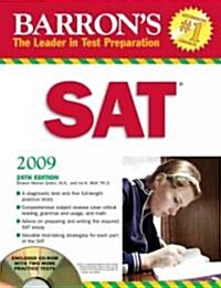 [중고] Barron‘s SAT 2009 (Paperback, CD-ROM, 24th)