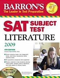 [중고] Barron‘s SAT Subject Test Literature 2009 (Paperback, CD-ROM, 4th)