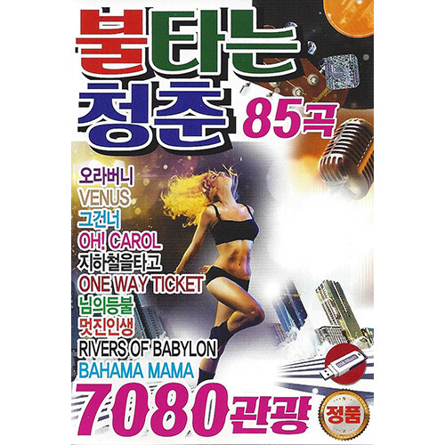 [USB] 불타는 청춘 7080 관광 85곡 USB