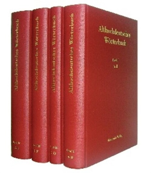 Althochdeutsches W?terbuch. Band III: E-F: Reprint (Hardcover)