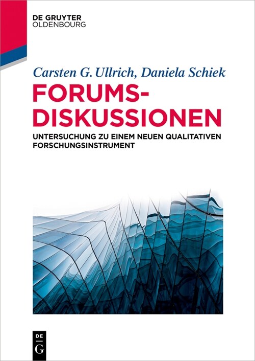 Forumsdiskussionen: Untersuchung Zu Einem Neuen Qualitativen Forschungsinstrument (Paperback)