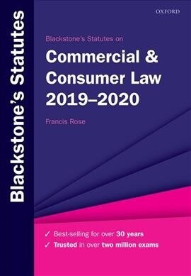 Blackstones Statutes on Commercial & Consumer Law 2019-2020 (Paperback, 28 Revised edition)