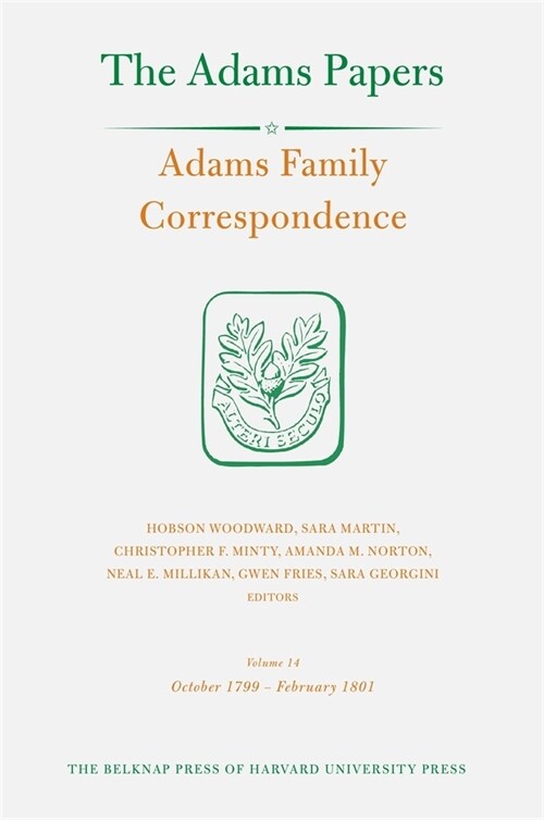 Adams Family Correspondence (Hardcover)