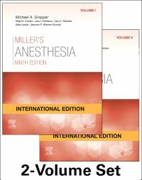 Millers Anesthesia International Edition, 2 Volume Set (Hardcover, 9 ed)