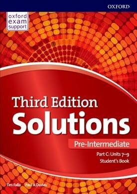 Solutions: Pre-Intermediate: Students Book C Units 7-9 : Leading the way to success (Paperback, 3 Revised edition)