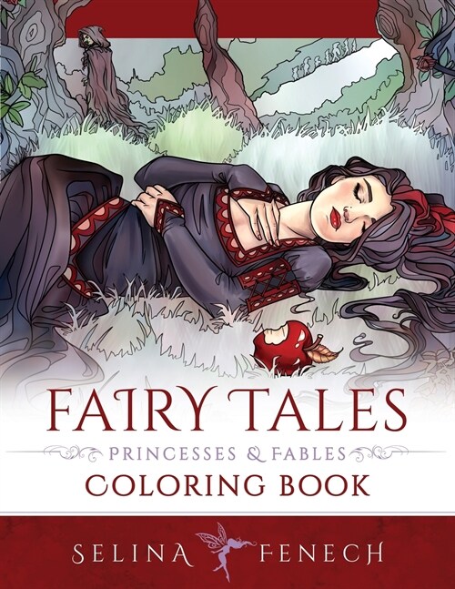 Fairy Tales, Princesses, and Fables Coloring Book (Paperback)